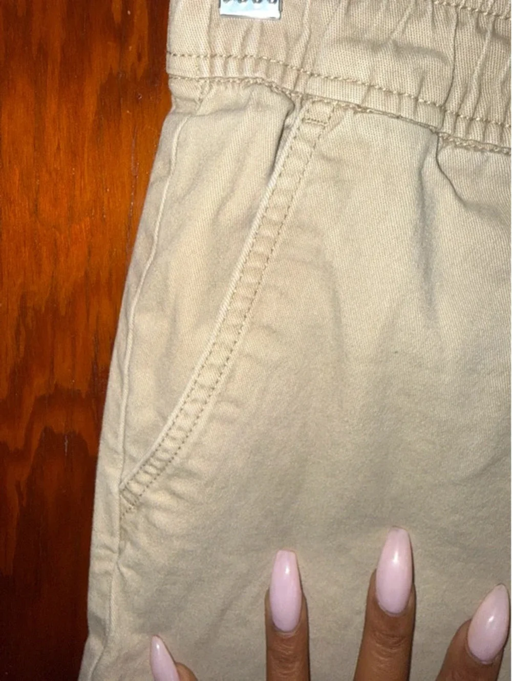 Old Navy Boys Built-In Flex Twill Jogger Pants XL 14–16 Khaki